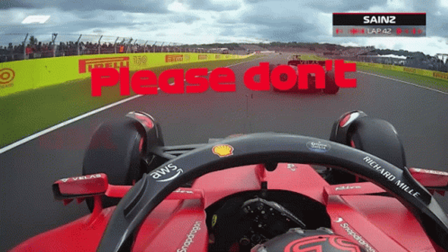 F1 Please Don't Ask GIF