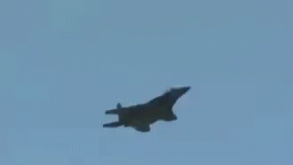 F22 Raptor 360 Degree Flight GIF