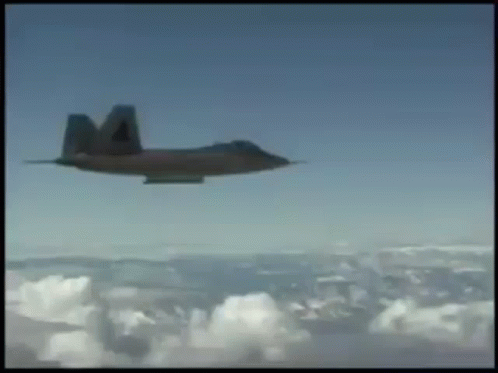 F22 Raptor Bombs Dropped GIF