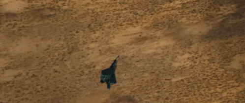 F22 Raptor Rolling Flight GIF