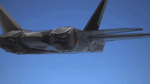 F22 Raptor Underbelly Bomb Drop GIF