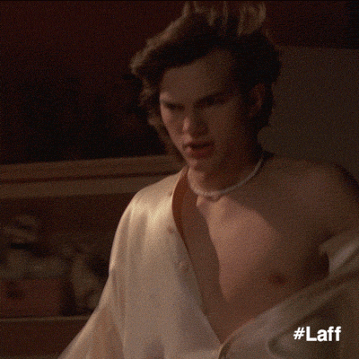 Fabio Lanzoni Bare Chest Spoof GIF