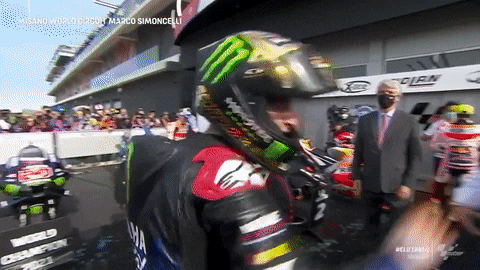 Fabio Quartararo High Five Hugs GIF