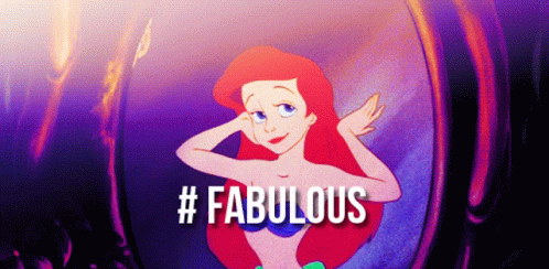Little Mermaid Ariel Fabulous GIF