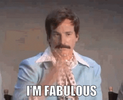 Bearded Man I'm Fabulous GIF