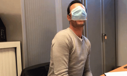 Face Mask On Eyes Wide Shut GIF