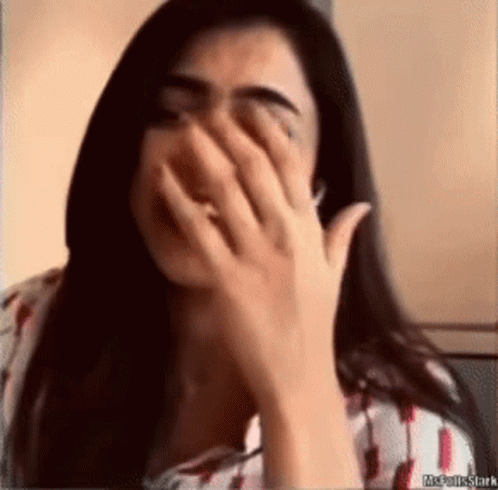 Face Palm Laughing Shivangi Khedkar GIF