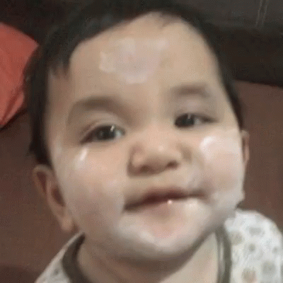 Face Powder For Babies GIF