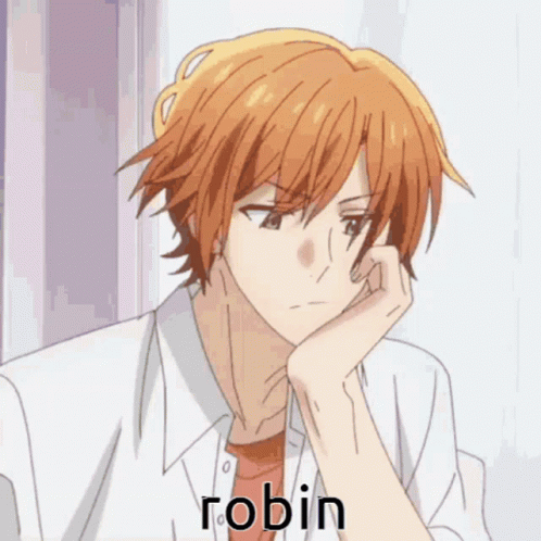 Face With Word Robin