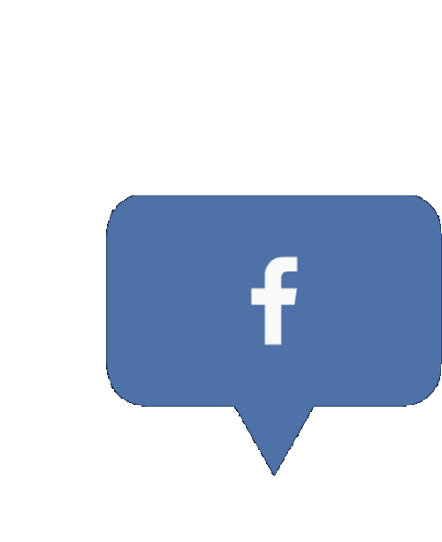 Facebook Speech Bubble Logo GIF