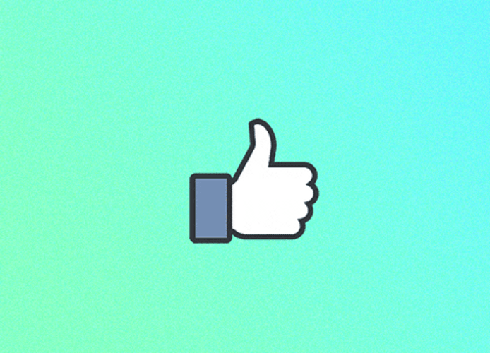Facebook Thumbs-down No GIF