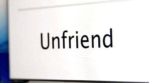Facebook Unfriend Button Click GIF