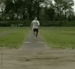 Funny Track And Fail Faceplant GIF