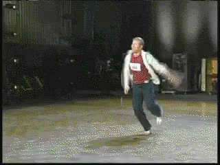 Dancing Audition Faceplant Mishap GIF