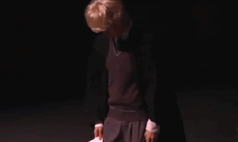 Theater Artist Falling Faceplant On Stage GIF