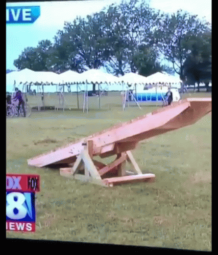 Hilarious Seesaw Bike Faceplant GIF