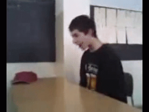 Trippy Head Bang Faceplant GIF