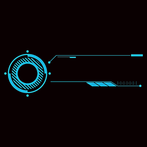 Facesearchai Logo Black Background Circle GIF
