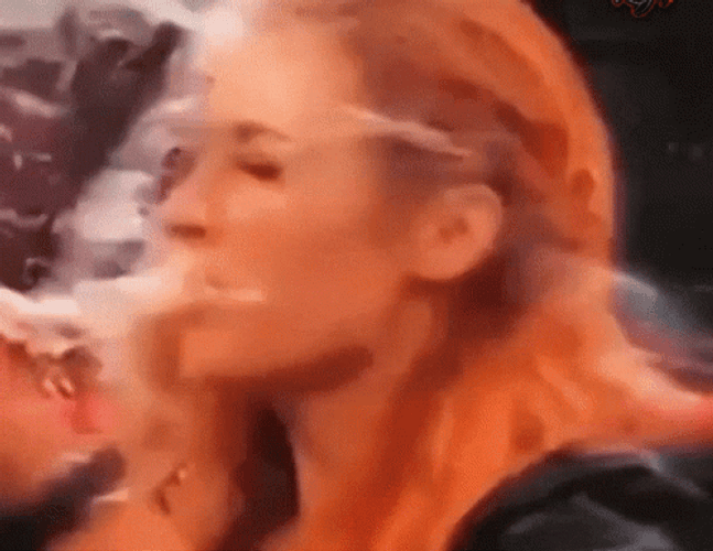 Facial Becky Lynch Beer Foam We Wrestling GIF