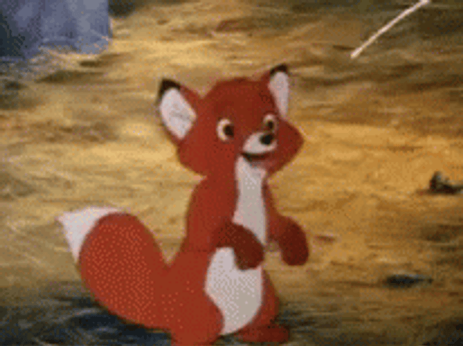Facial Catching Milk Fox And The Hound Todd GIF
