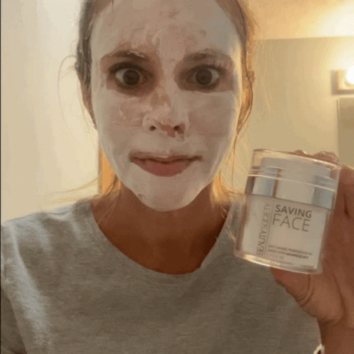 Facial Mask Thumbs Up Nice Alright GIF