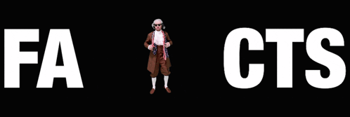 Facts Word On Black Background GIF