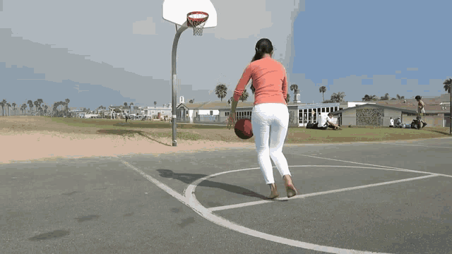 Fail Basketball Shoot Girl GIF