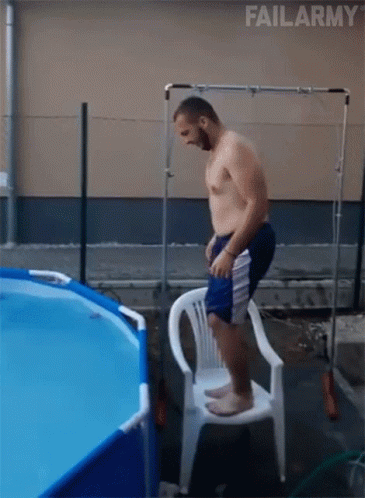 Fail Pool Dive GIF