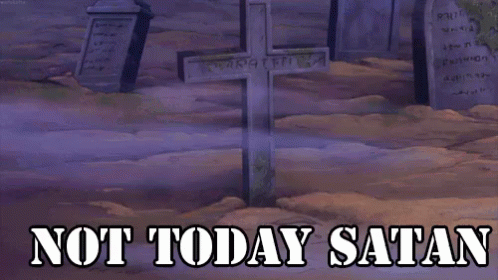 Fail Zombie Not Today Satan GIF
