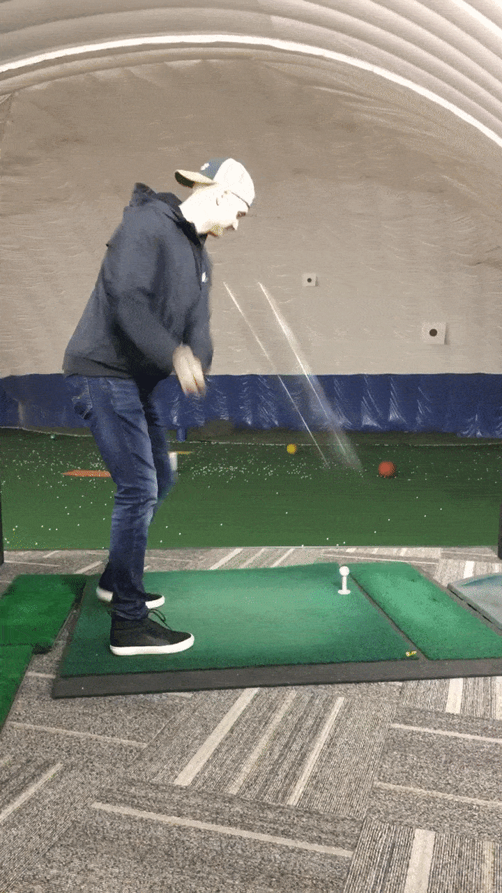 Failed Hitting Golf Ball GIF