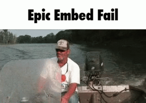 Epic Embed Fail Fish Jumps GIF