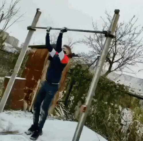Pull Up Bar Fails GIF