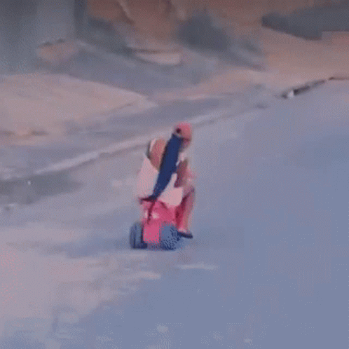 Mini Motorcycle Fails GIF