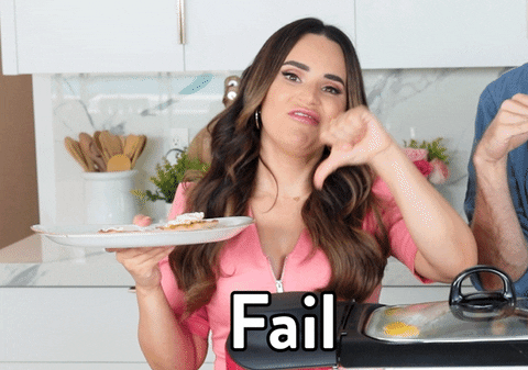 Failure Rosanna Pansino Thumbs Down GIF