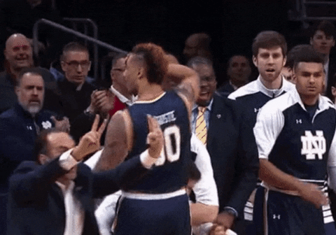Fainting College Basketball GIF
