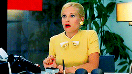 Fainting Lady In Desk GIF