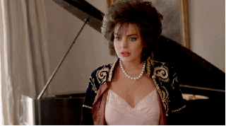 Fainting Lindsay Lohan GIF