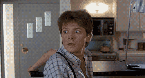 Fainting Marty Mcfly GIF