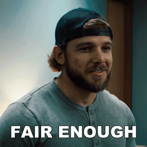 Fair Enough Guy In Cap GIF
