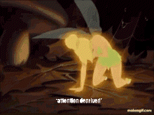 Fairy Crawling With Attention Detriuen