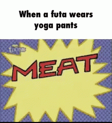 Fairy Odd Parents Meat Vision Futa Wears Yoga Pants GIF