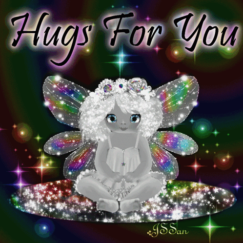 Fairy Saying Hugs for You