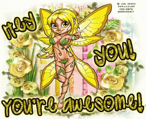 Fairy Saying You're Awesome GIF