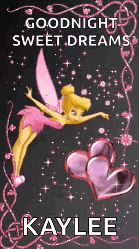 Fairy With Hearts Goodnight Sweet Dreams GIF