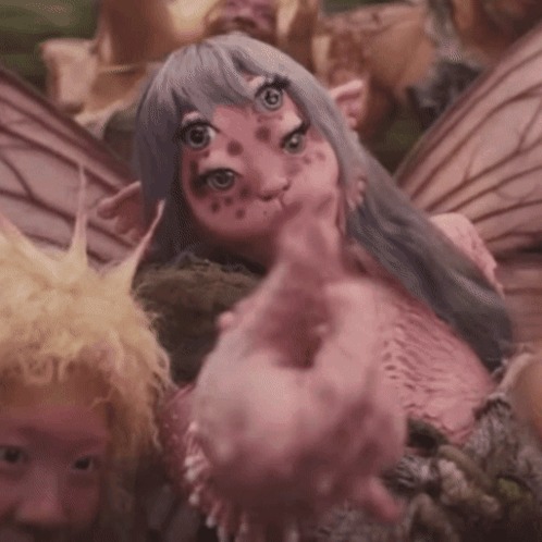Fairy With Three Eyes Pointing