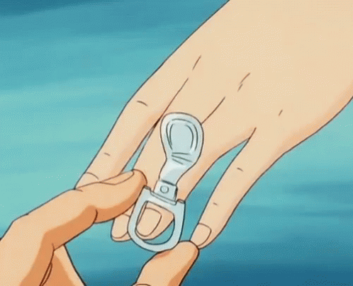 Fake Aesthetic Wedding Ring GIF