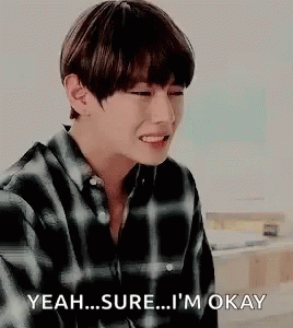 Fake Cry Taehyung Thumbs Up GIF