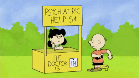 Fake Doctor Peanuts Cartoon GIF