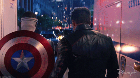 Falcon Winter Soldier Bucky Barnes GIF
