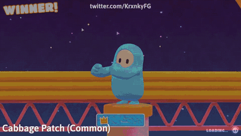 Fall Guys Cabbage Patch GIF